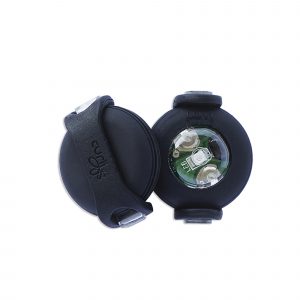 Culi LUUMI LED, multifunktionale Sicherheits-Licht, superleicht, lichtstark, im Doppelpack, variable Befestigung, inkl. Batterie, inkl. 6 Silikon Stripes (schwarz, weiß, rot, cyan)